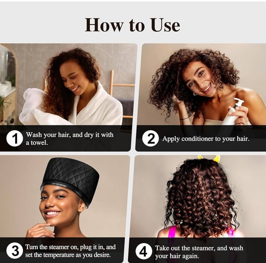 Steamer Cap for Deep Conditioning - TOKS NATURAL