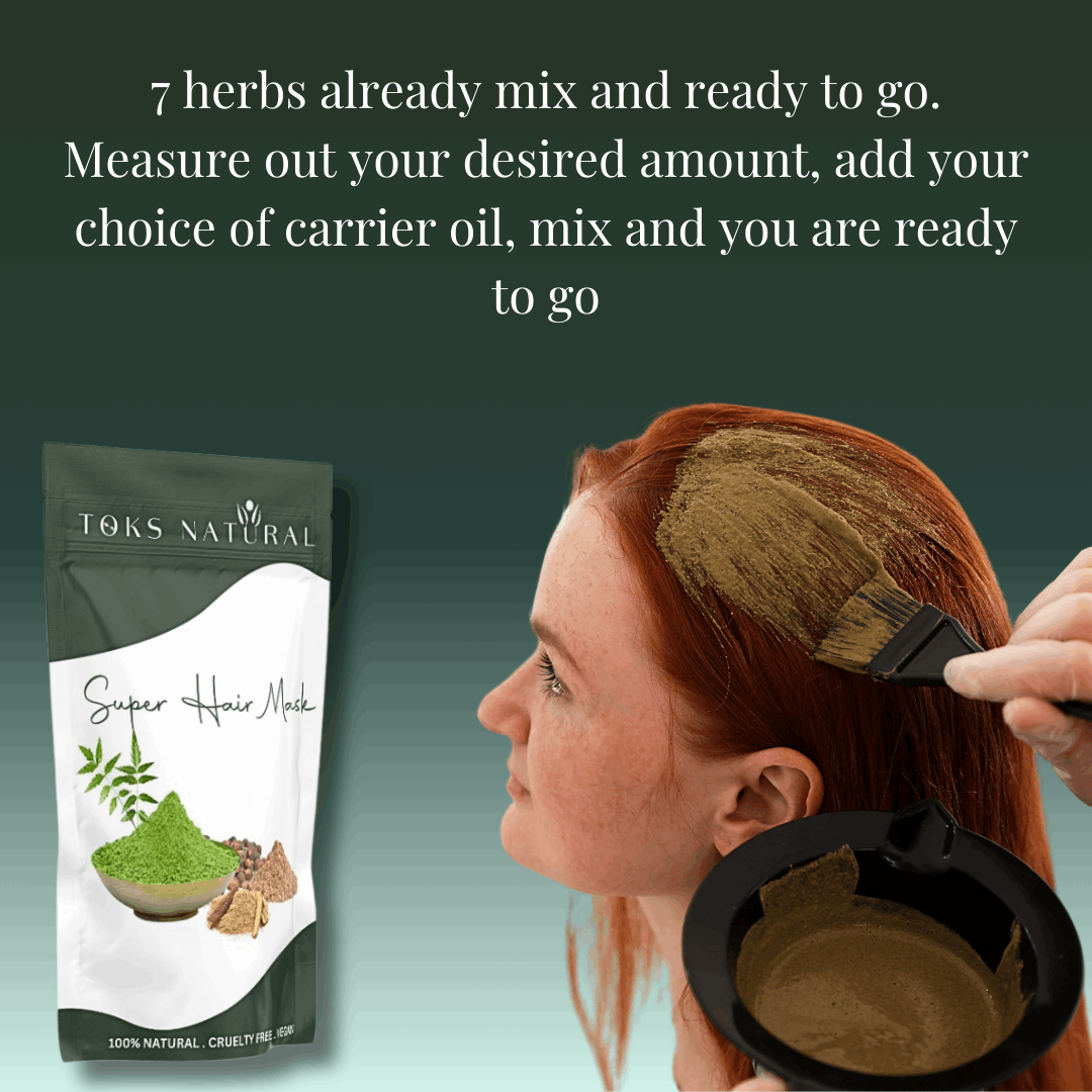 Super Hair Mask | Strengthen & Nourish with Ayurvedic Herbs - TOKS NATURAL