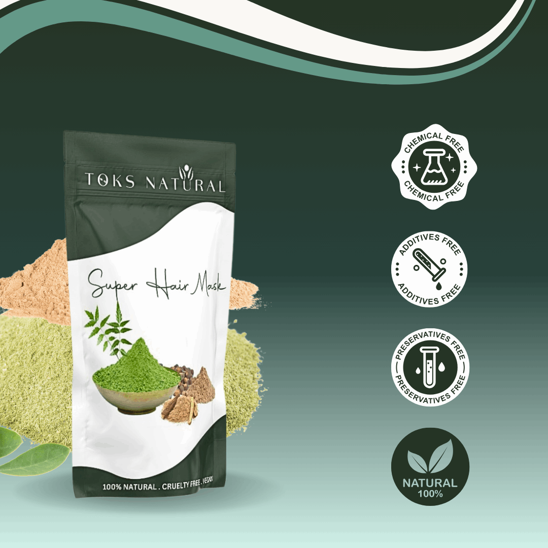 Super Hair Mask | Strengthen & Nourish with Ayurvedic Herbs - TOKS NATURAL