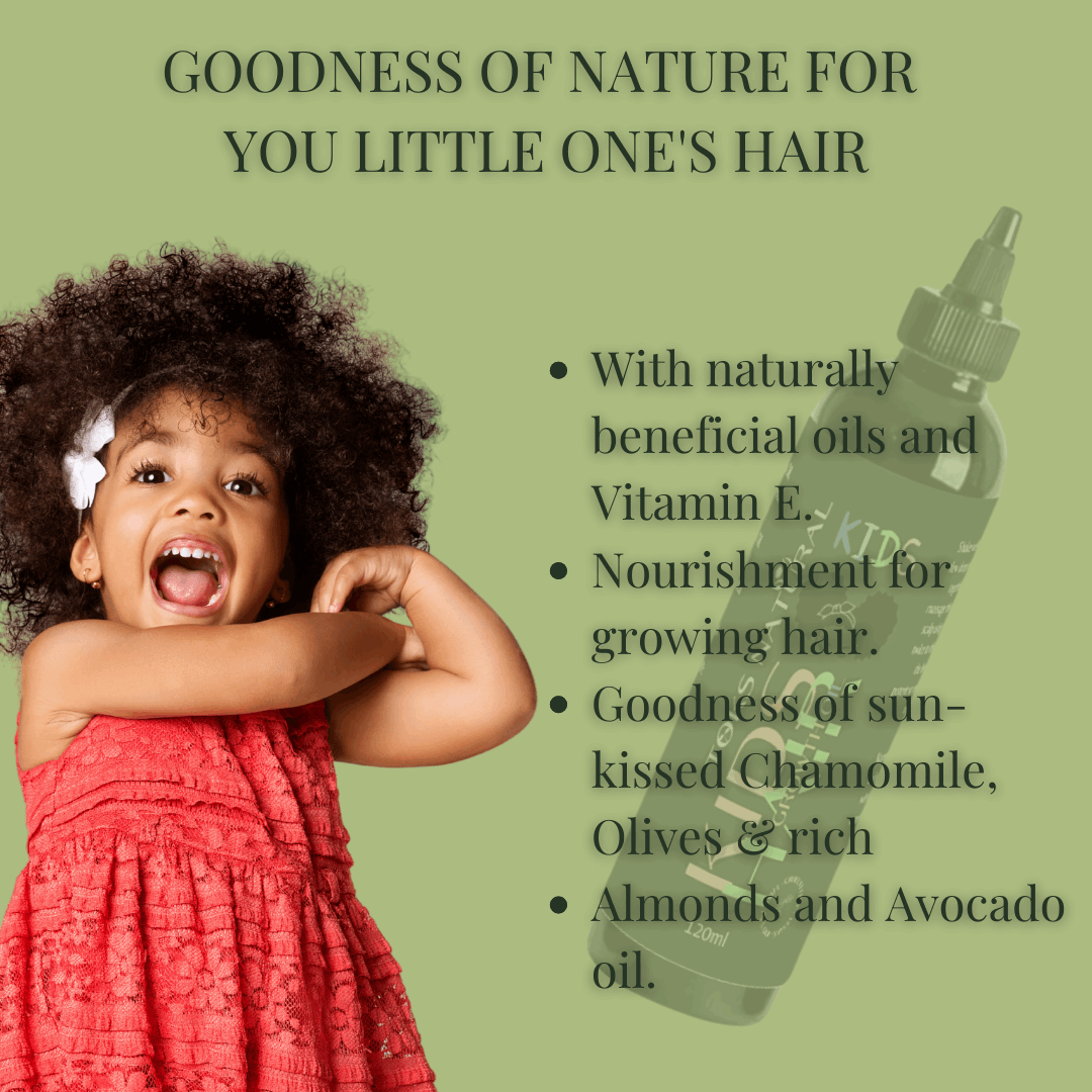 Kids' Hair Growth Oil | All - Natural Hair Care for Children - TOKS NATURAL