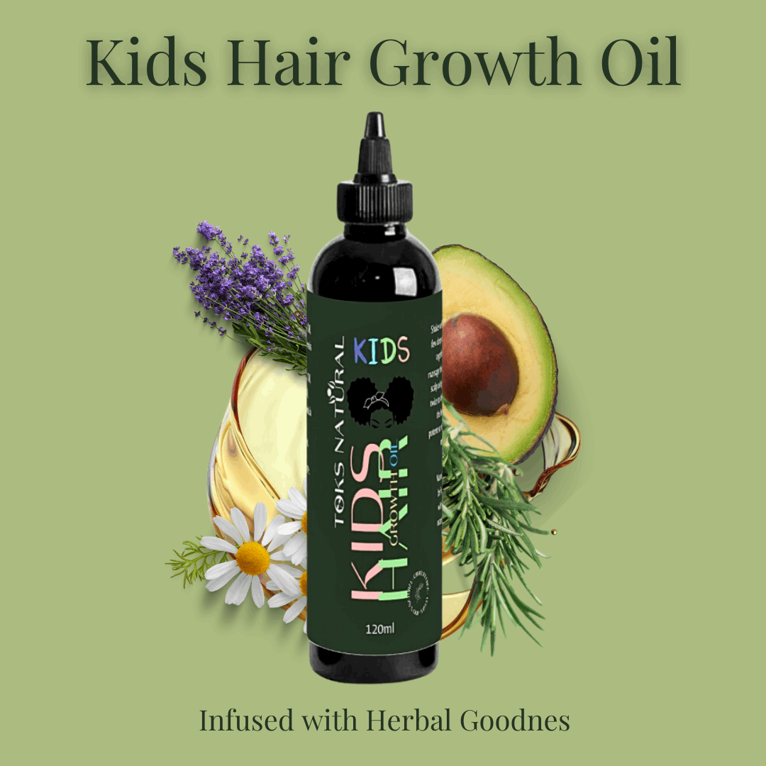 Kids' Hair Growth Oil | All - Natural Hair Care for Children - TOKS NATURAL