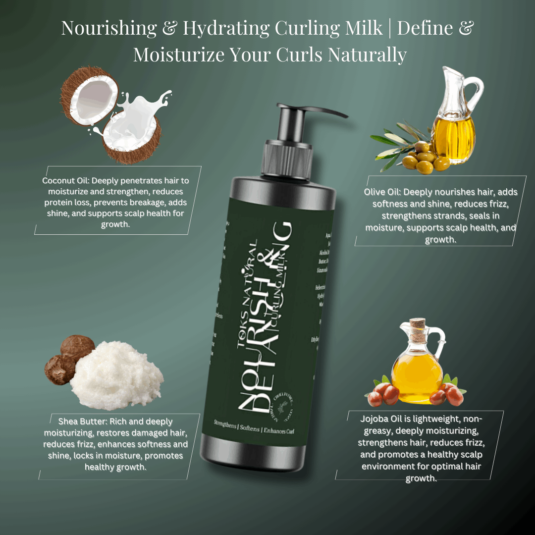 Nourishing & Detangling Curling Milk - TOKS NATURAL