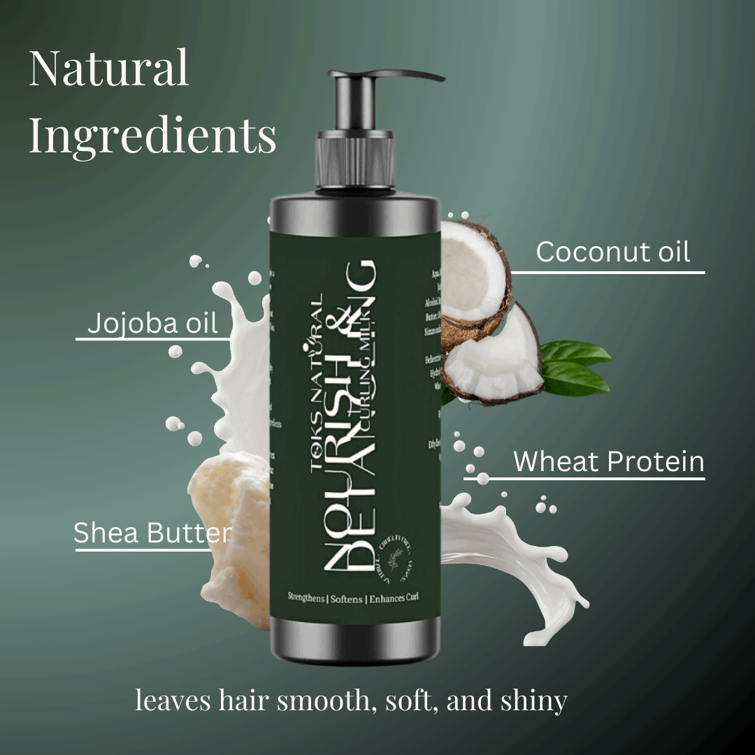 Nourishing & Detangling Curling Milk - TOKS NATURAL