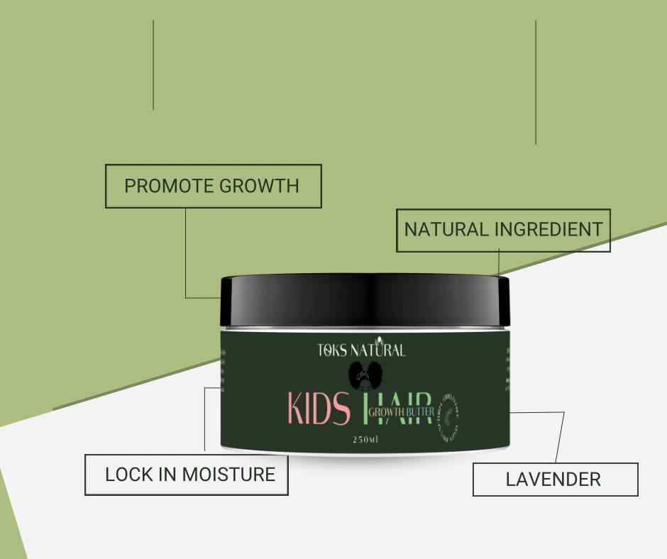 Kids' Hair Growth Butter | Natural Hair Care for Children - TOKS NATURAL