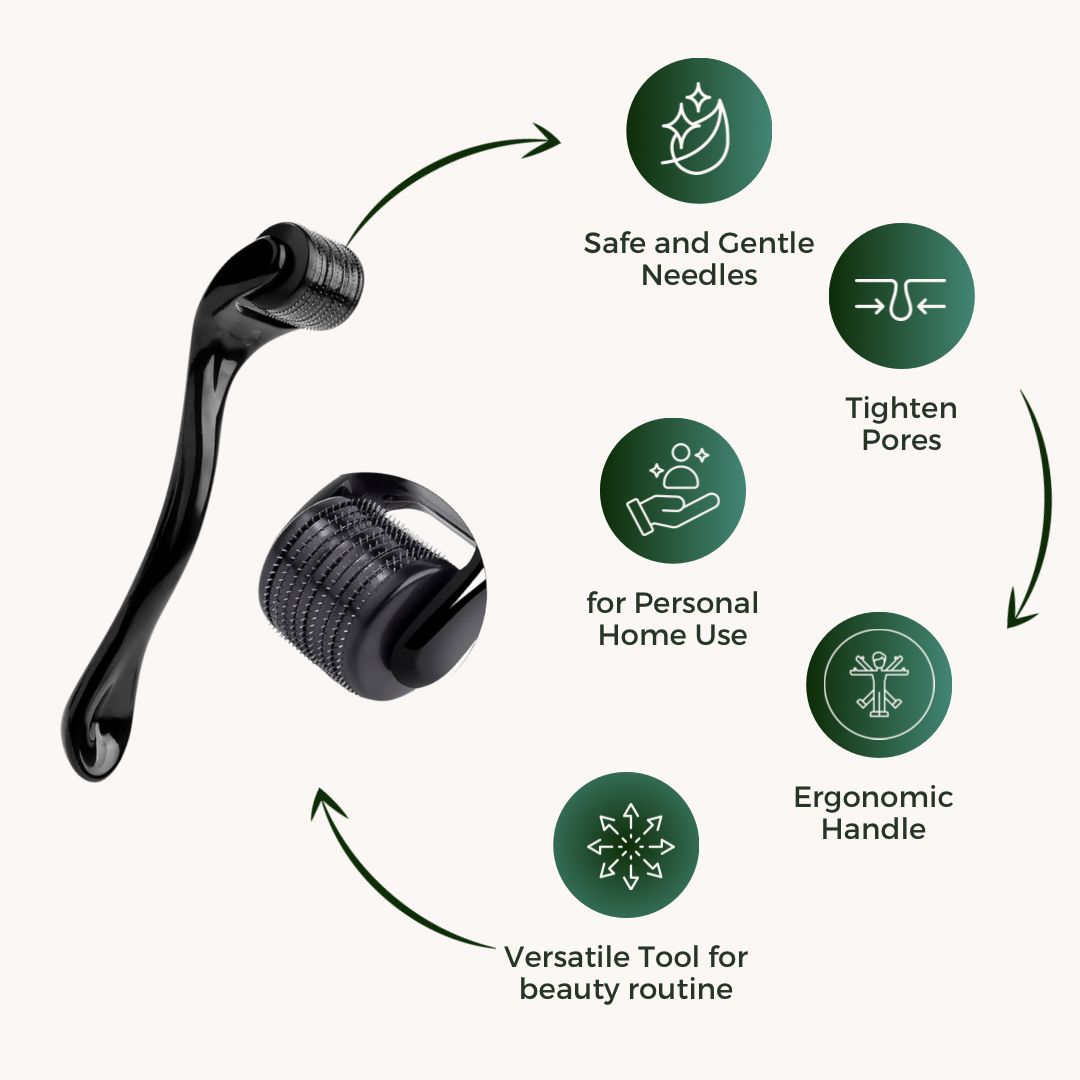 Hair Growth Derma Roller 0.3mm - TOKS NATURAL