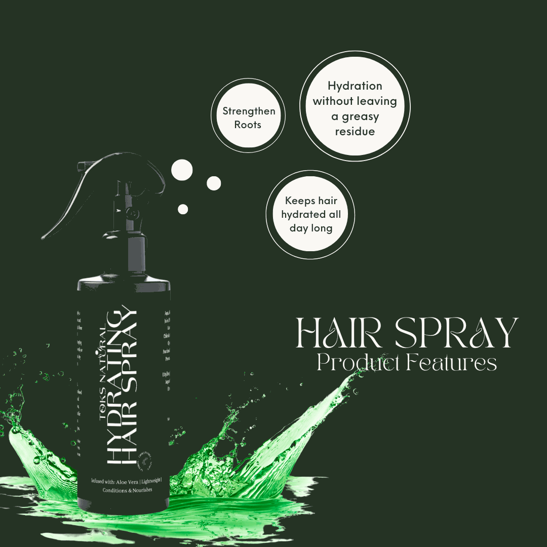 Herbal Hydrating Hair Spray - TOKS NATURAL