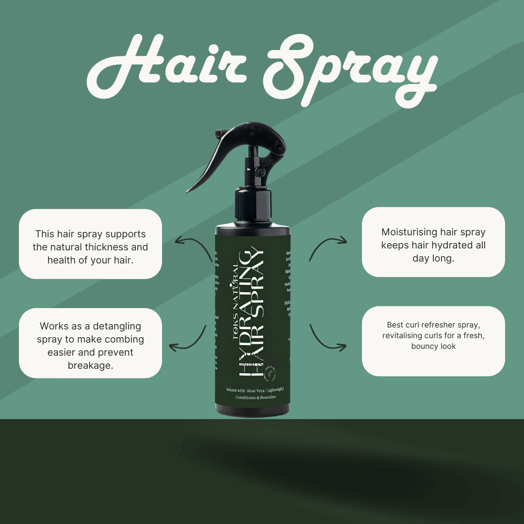 Herbal Hydrating Hair Spray - TOKS NATURAL