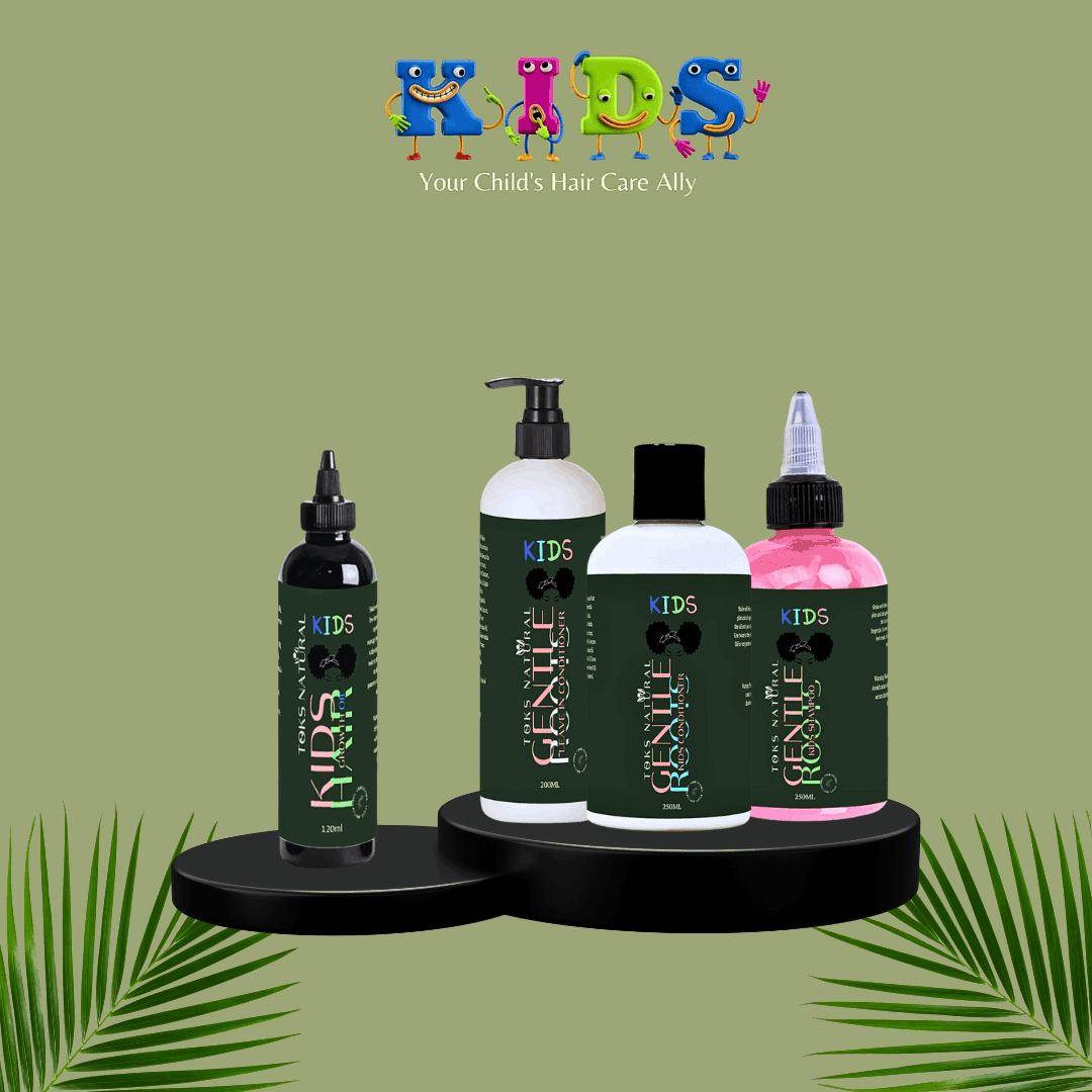 Gentle Roots Kids Essentials Hair Care Bundle - TOKS NATURAL