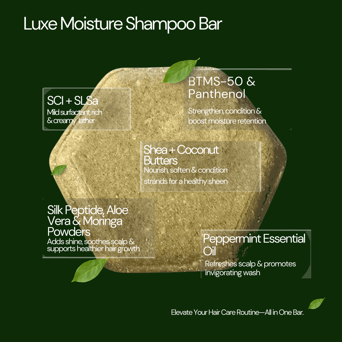 Luxe Moisture Shampoo Bar - TOKS NATURAL