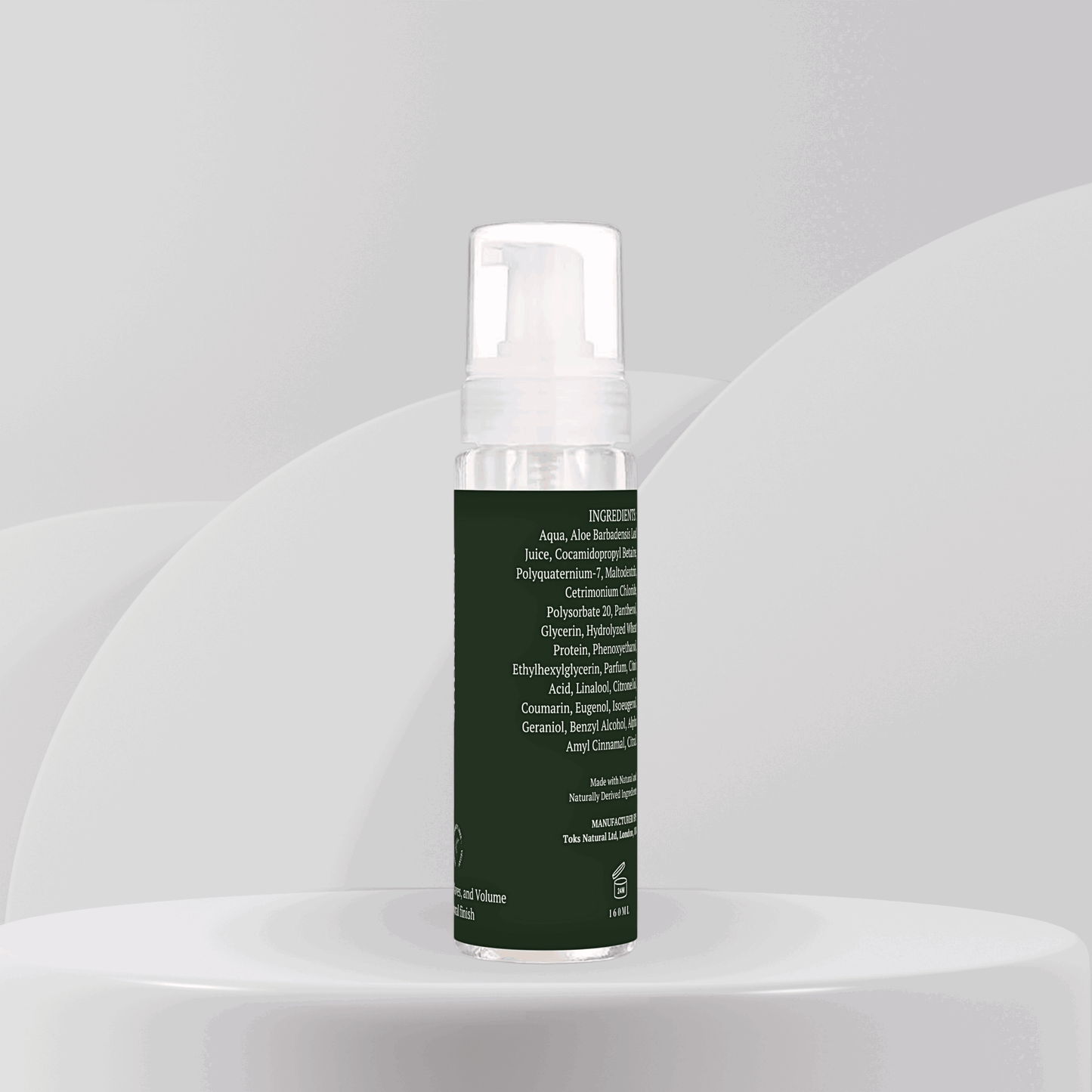 LuxeHold Hair Styling Mousse - TOKS NATURAL