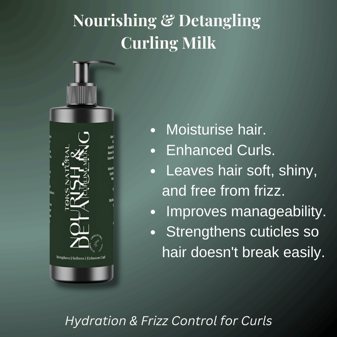Nourishing & Detangling Curling Milk - TOKS NATURAL