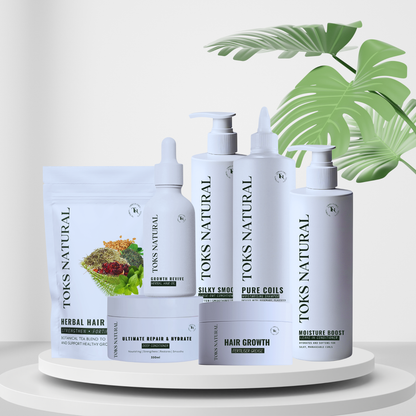 Complete Hair Care & Growth Bundle | Ultimate Wash Day Treatment