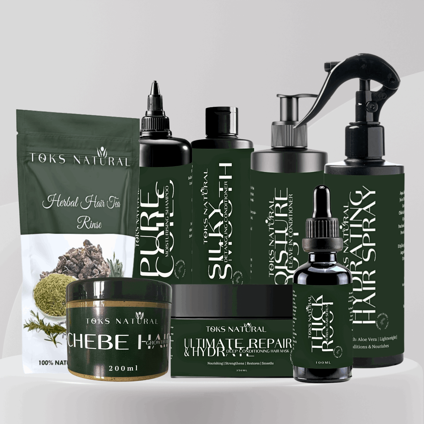 Complete Hair Care & Growth Bundle | Ultimate Wash Day Treatment - TOKS NATURAL