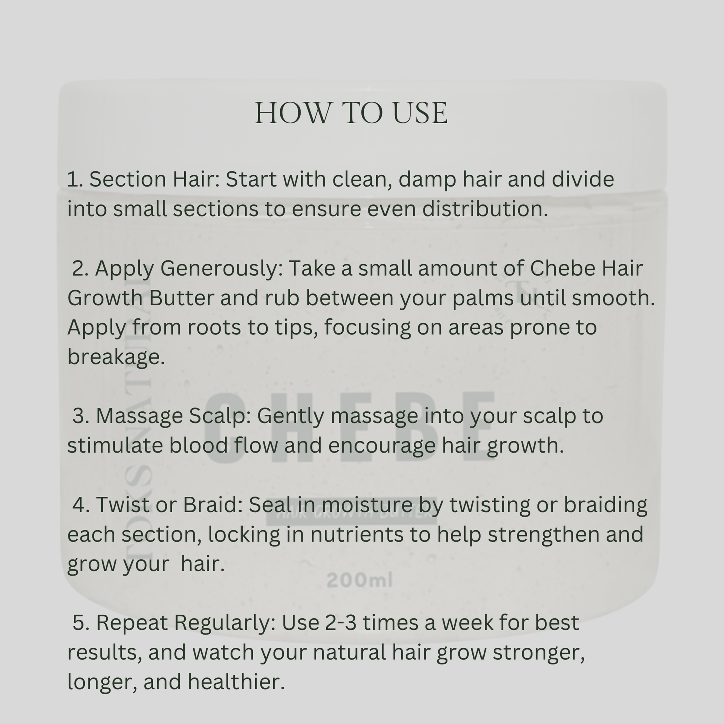 Chebe Hair Growth Butter