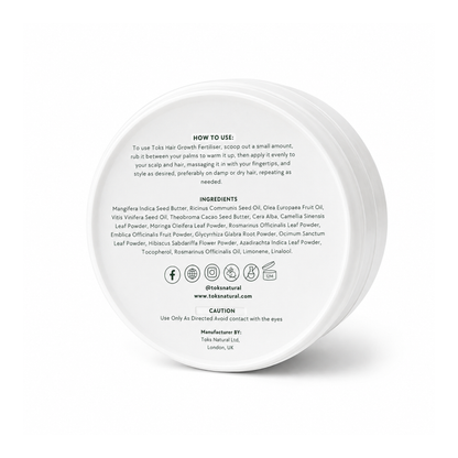 White container with text on a white background