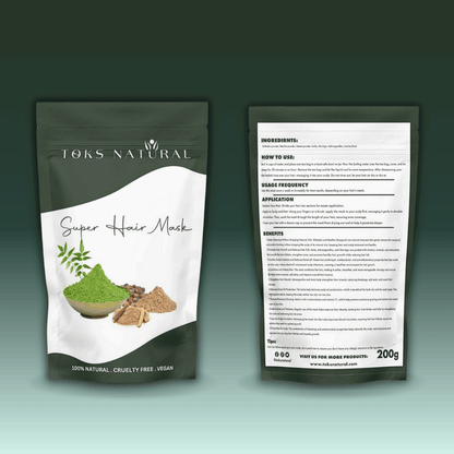 Super Hair Mask | Strengthen & Nourish with Ayurvedic Herbs - TOKS NATURAL