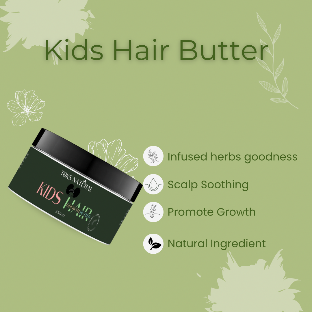 Kids' Hair Growth Butter | Natural Hair Care for Children