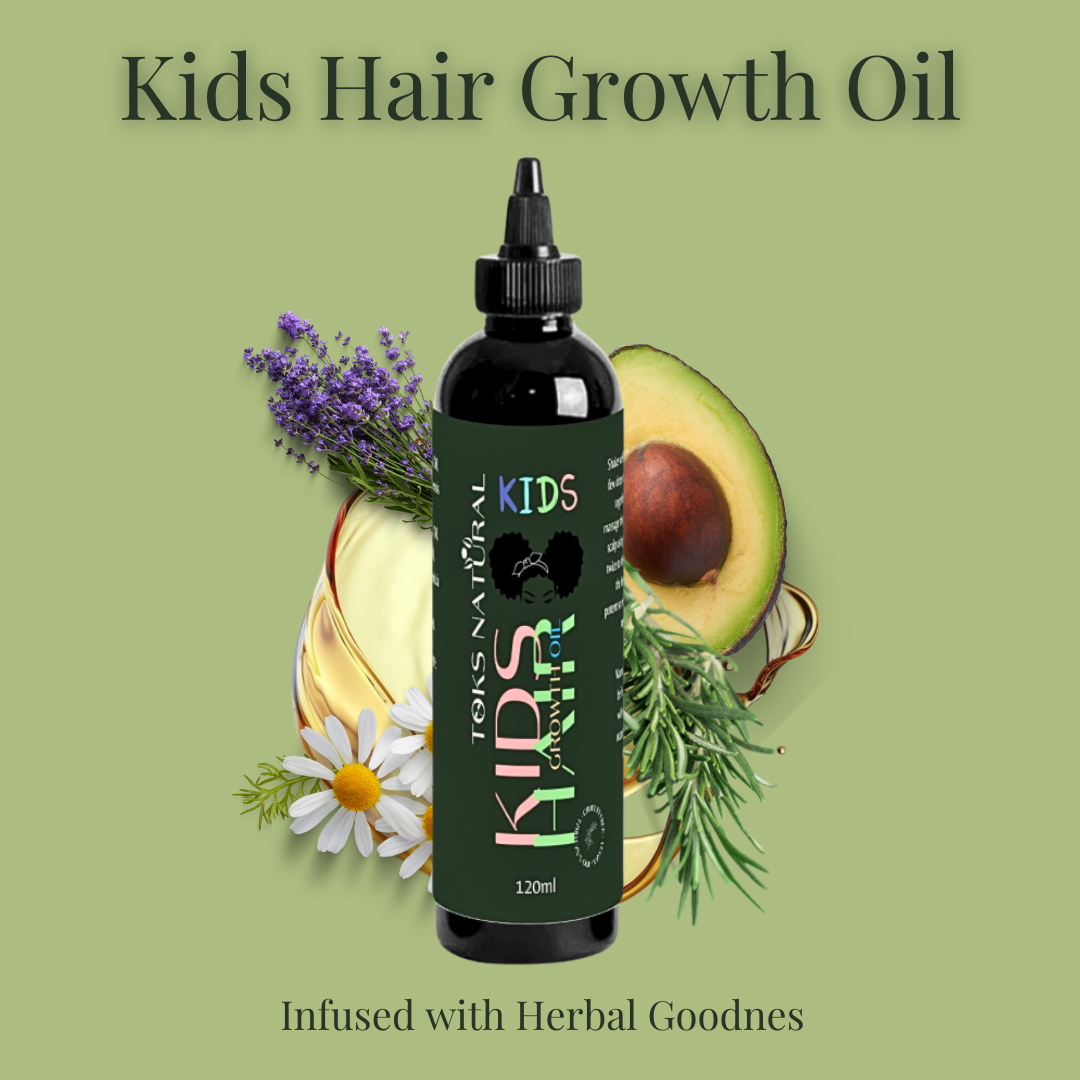 Kids' Hair Growth Oil | All-Natural Hair Care for Children