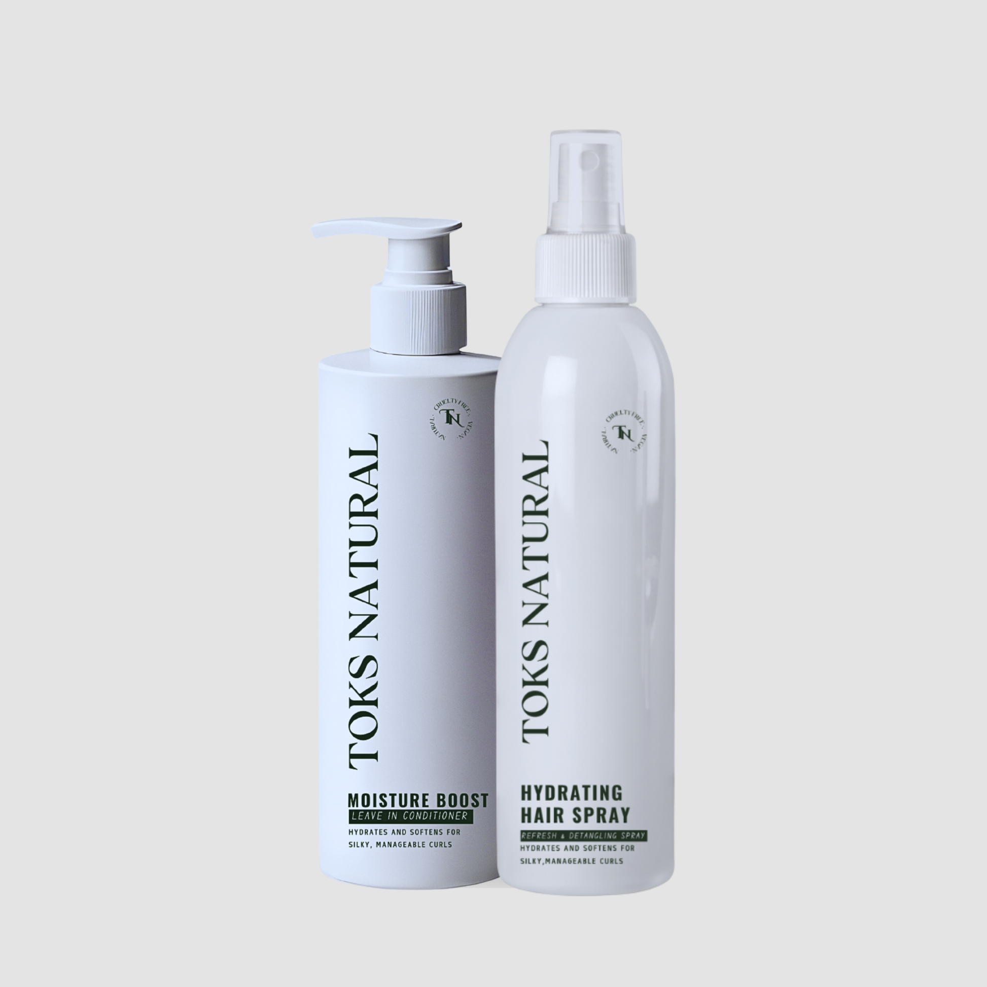 Hydrate & Boost Hair Duo | Daily Moisture & Frizz Control Set - TOKS NATURAL