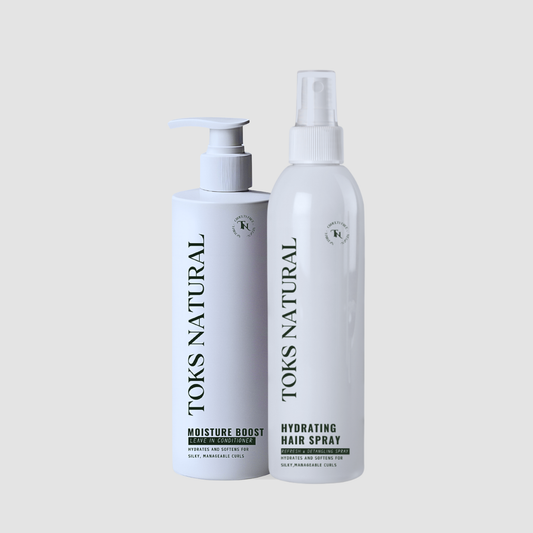 Hydrate & Boost Hair Duo | Daily Moisture & Frizz Control Set - TOKS NATURAL