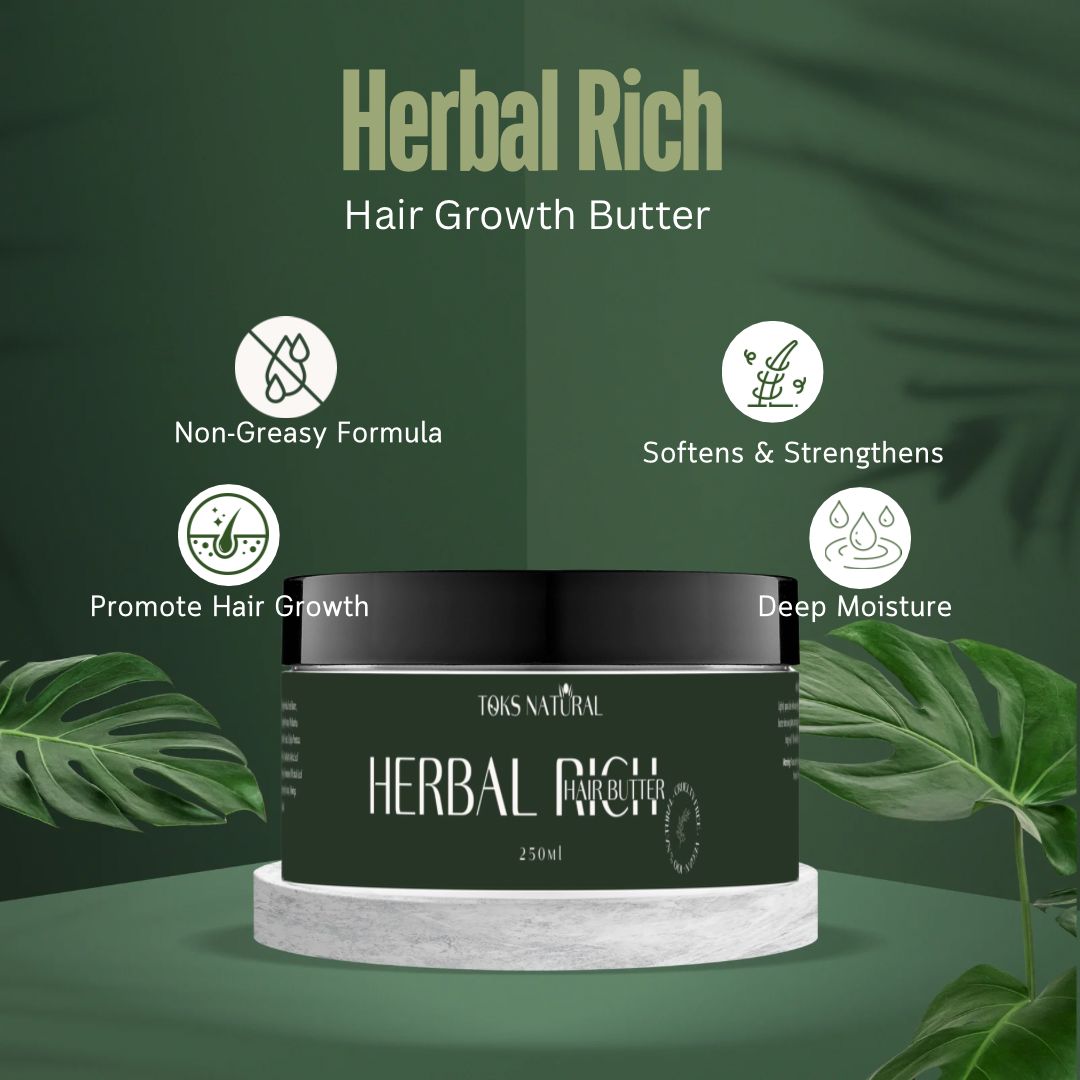 Nourishing hair butter for curly, textured, and natural hair