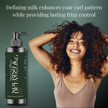 Nourishing & Detangling Curling Milk | Hydration & Frizz Control for Curls