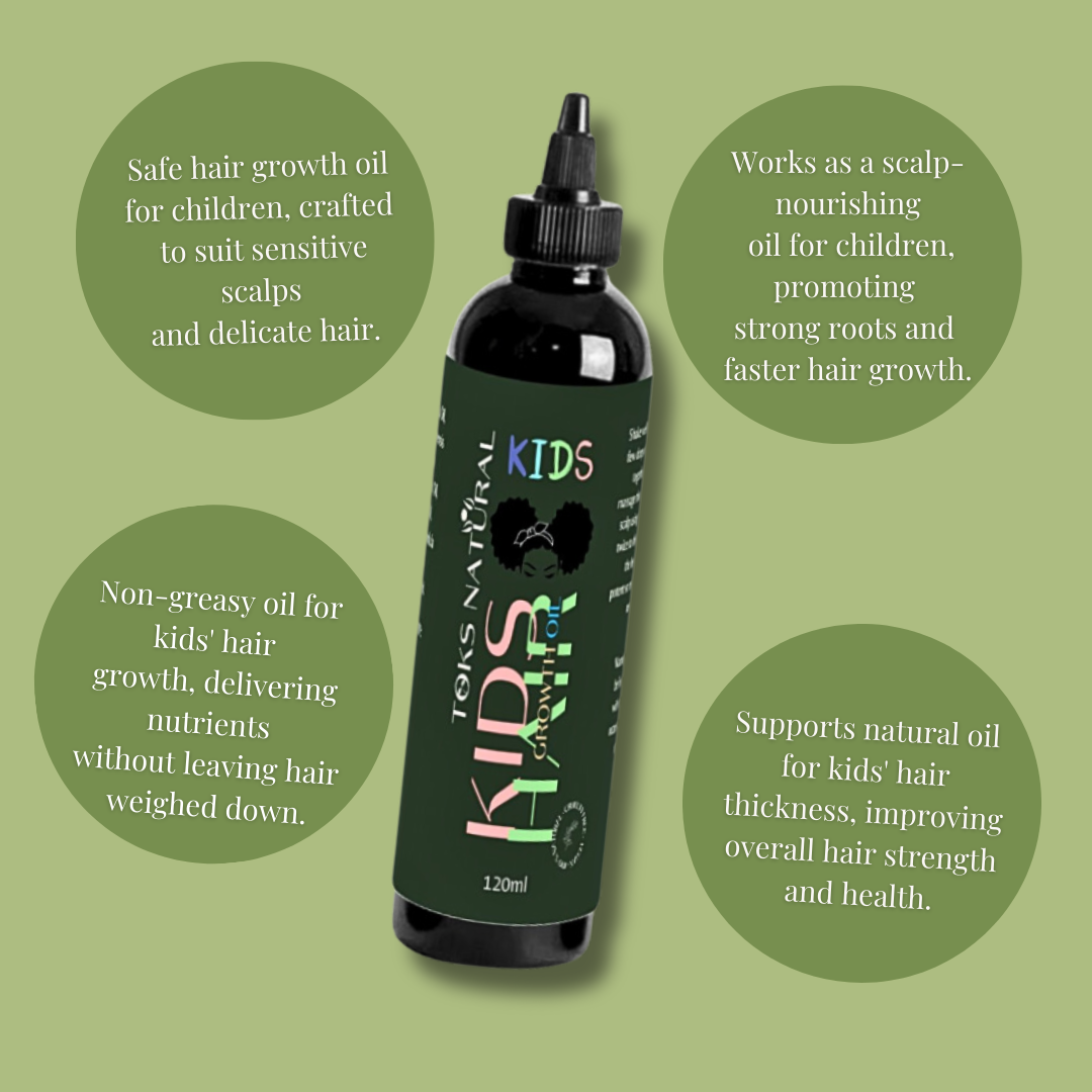 Kids' Hair Growth Oil | All-Natural Hair Care for Children