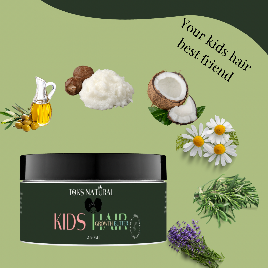 Kids' Hair Growth Butter | Natural Hair Care for Children