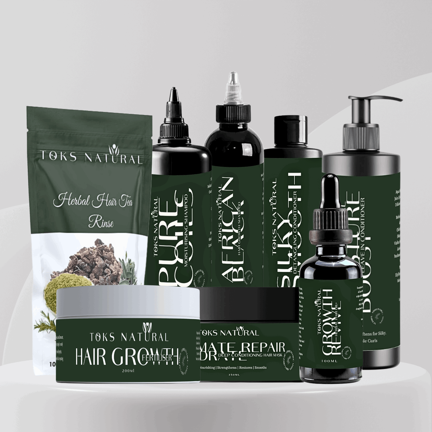 Complete Hair Care & Growth Bundle | Ultimate Wash Day Treatment - TOKS NATURAL