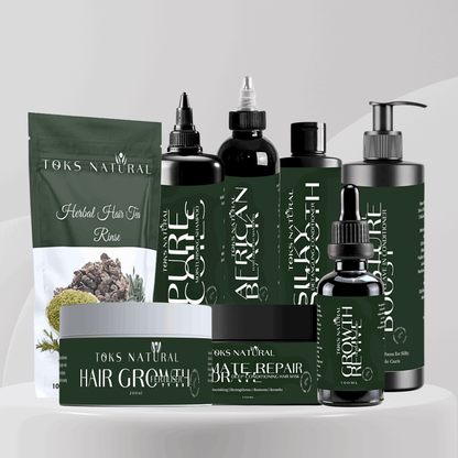 Complete Hair Care & Growth Bundle | Ultimate Wash Day Treatment - TOKS NATURAL