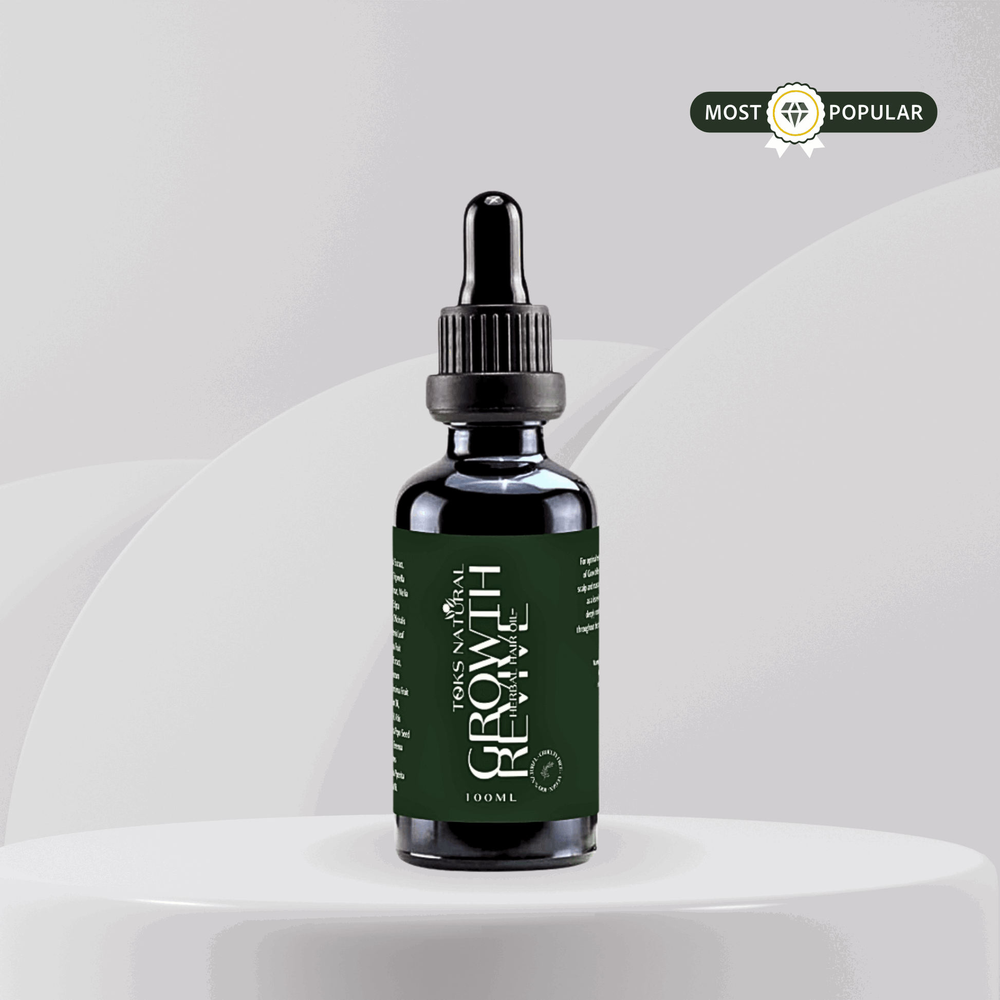 Growth Revive Herbal Hair Growth Oil - TOKS NATURAL