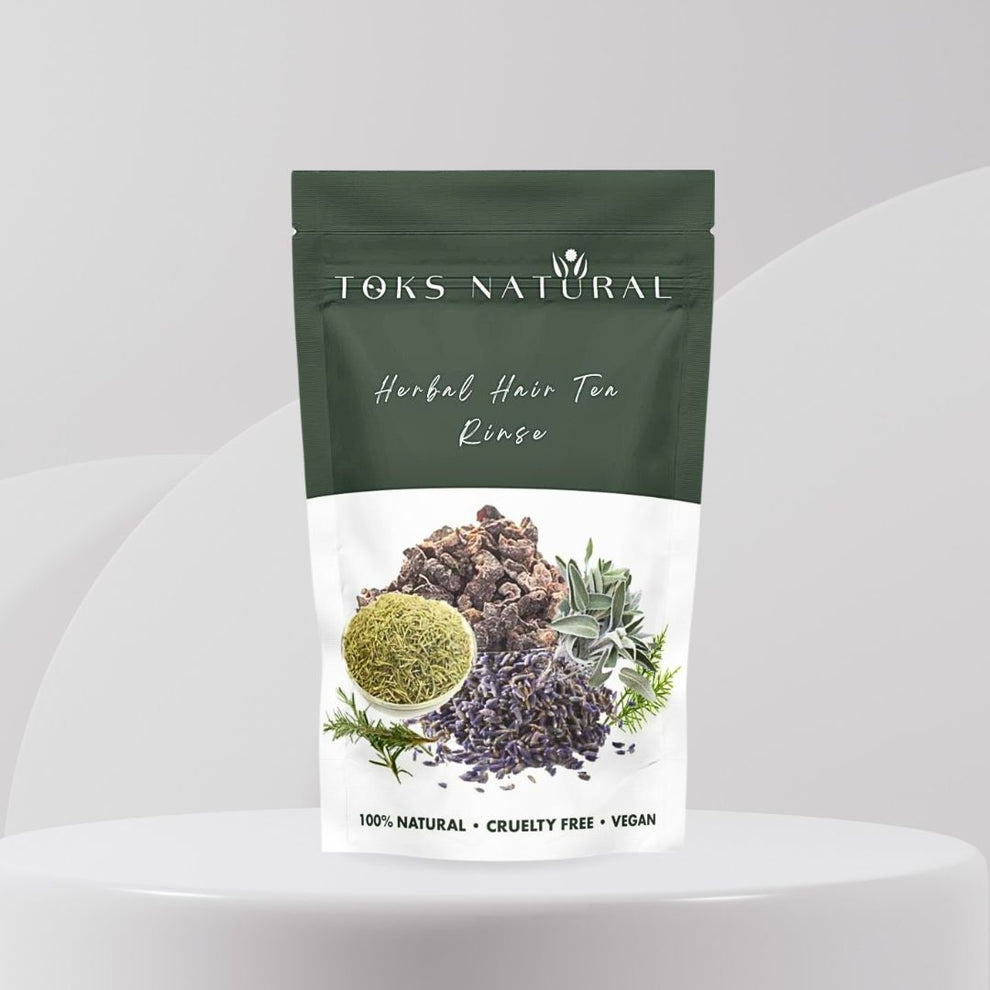Herbal Hair Tea Rinse | Strengthen & Refresh Hair Naturally – TOKS NATURAL