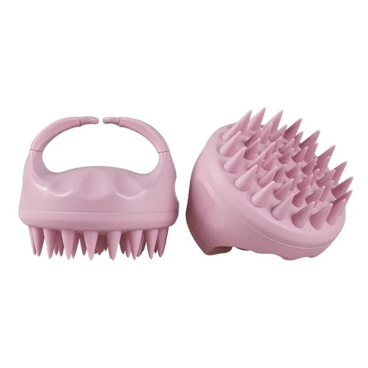 Eco-friendly scalp massager with soft silicone bristles for deep scalp cleansing
