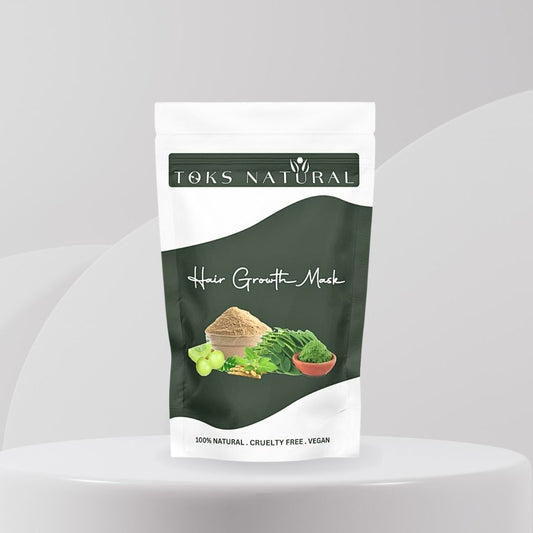 Toks Natural Herbal Hair Growth Mask with Ayurvedic herbs for hair growth