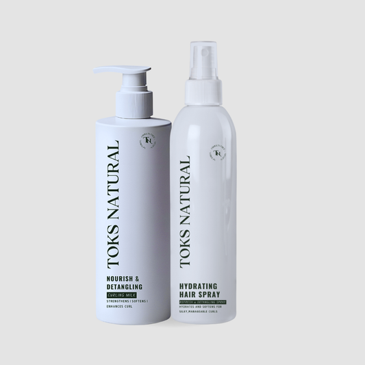 Hydrate & Define Curling Duo | Daily Curl Care for Hydration & Definition - TOKS NATURAL