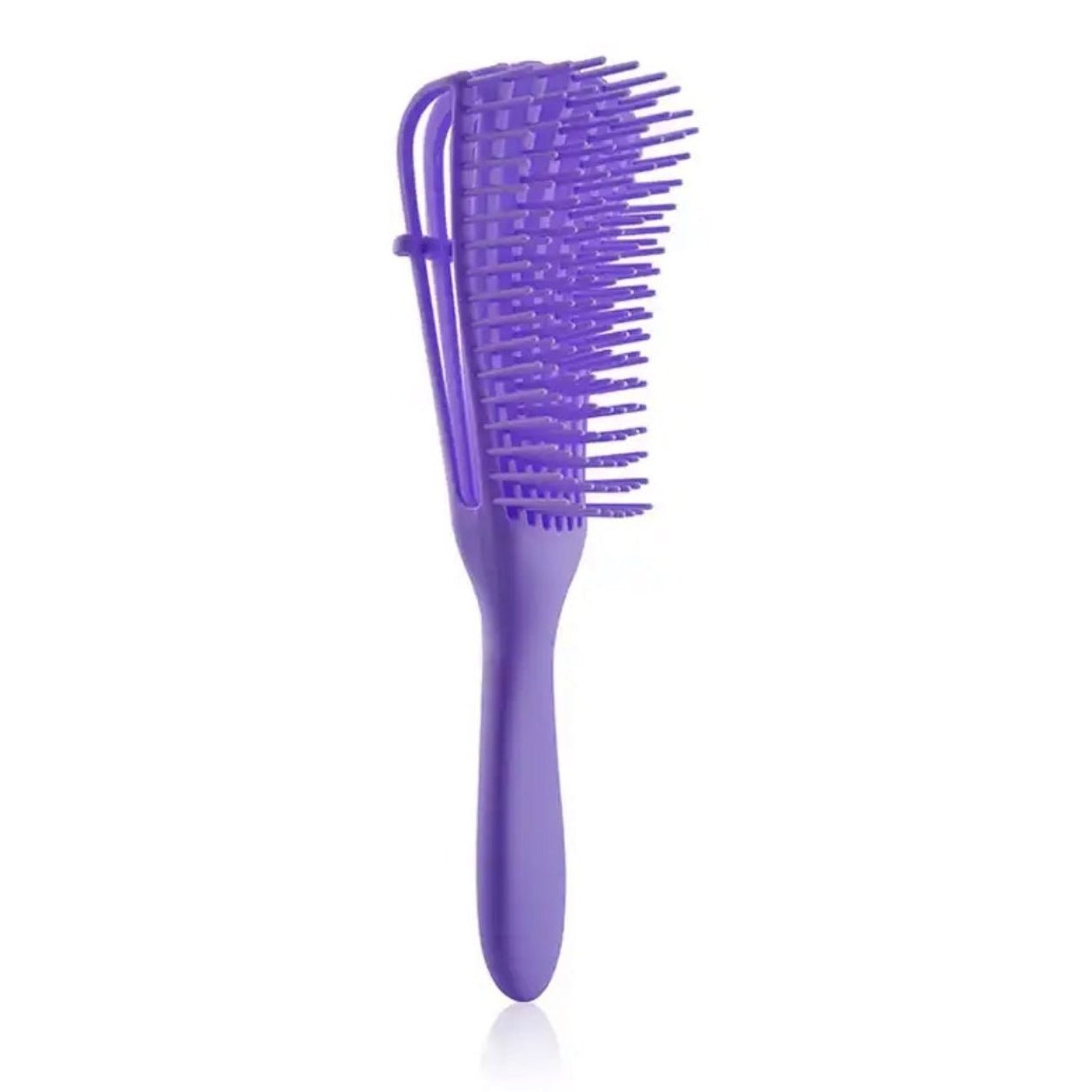 Ergonomic detangling brush for pain-free natural hair care