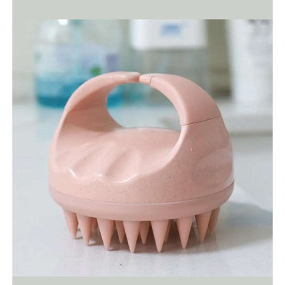 Scalp massager for hair growth and dandruff reduction, made from wheat straw