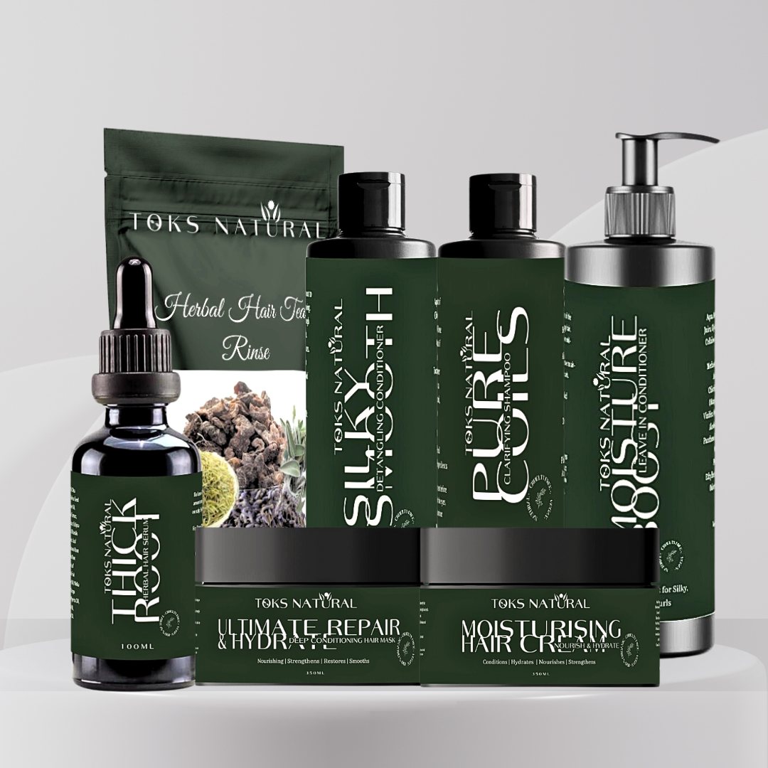 Thick Root Hair Growth & Moisturising Bundle — Ayurvedic set for stronger, thicker hair.
