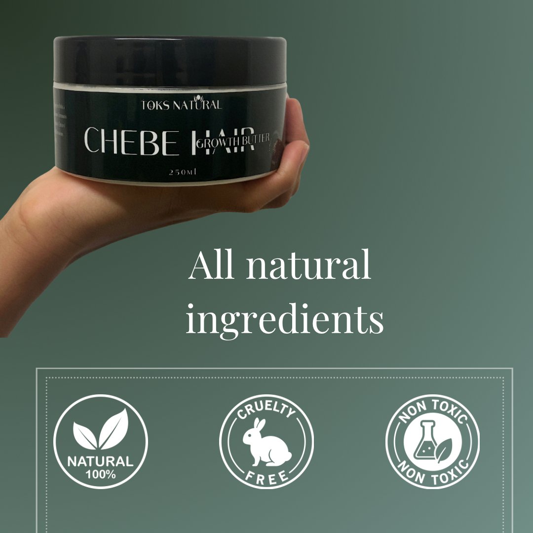 Herbal Chebe-infused butter for thick, healthy hair