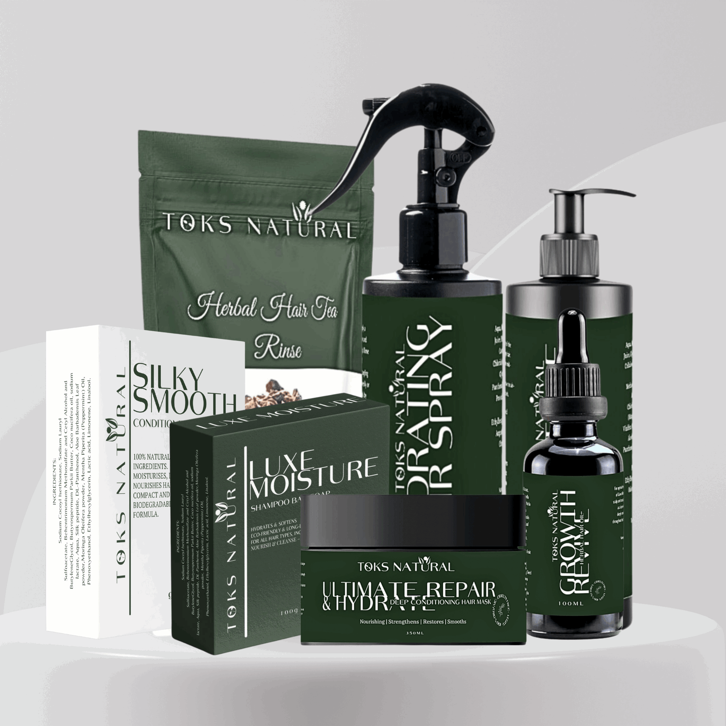 Complete Hair & Scalp Nourishment Bundle | Deep Hydration & Growth - TOKS NATURAL