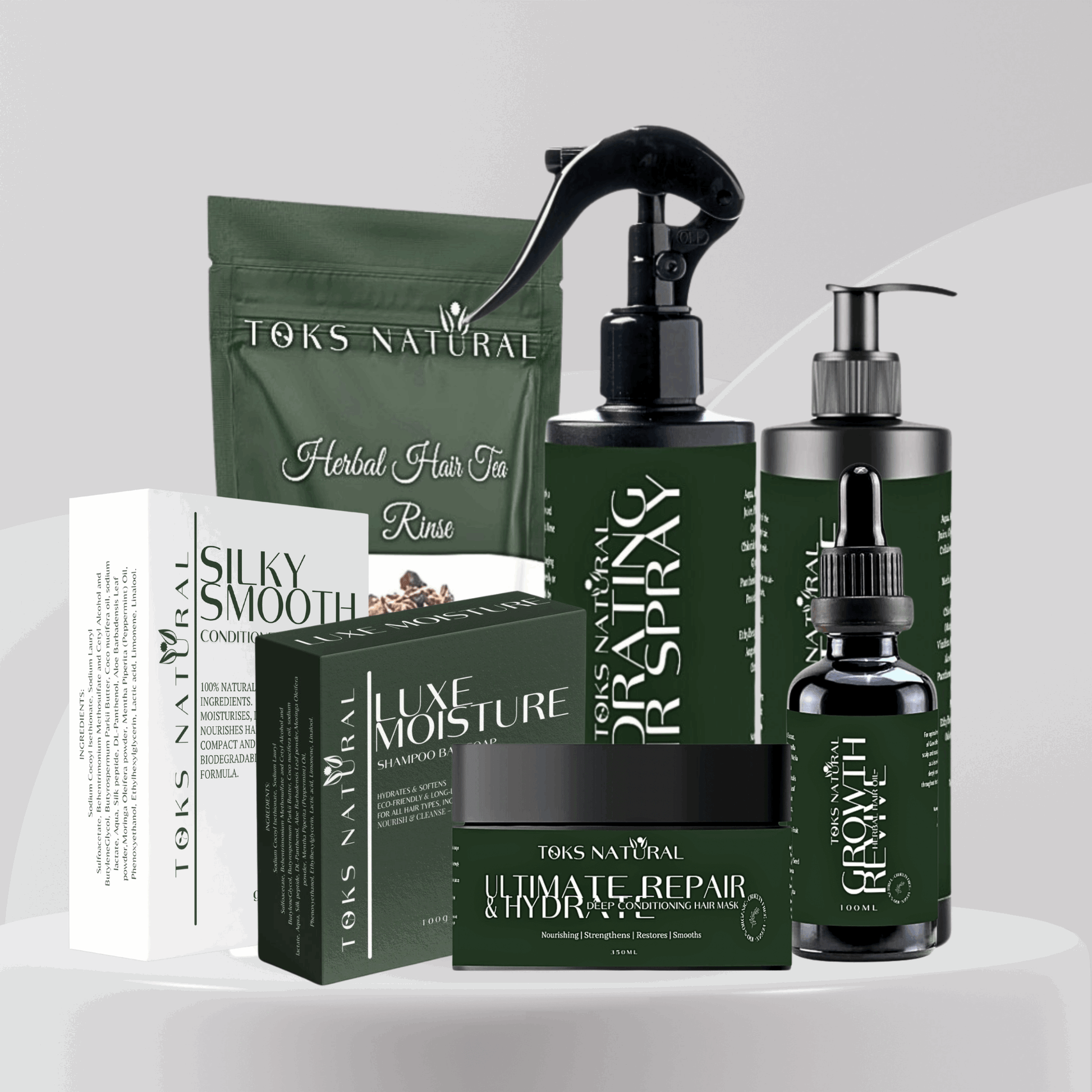 Complete Hair & Scalp Nourishment Bundle | Deep Hydration & Growth - TOKS NATURAL