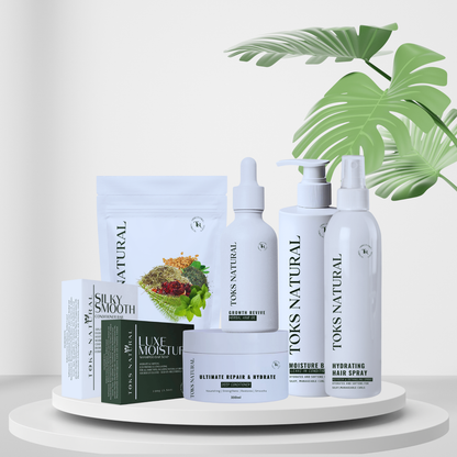 Complete Hair & Scalp Nourishment Bundle | Deep Hydration & Growth - TOKS NATURAL