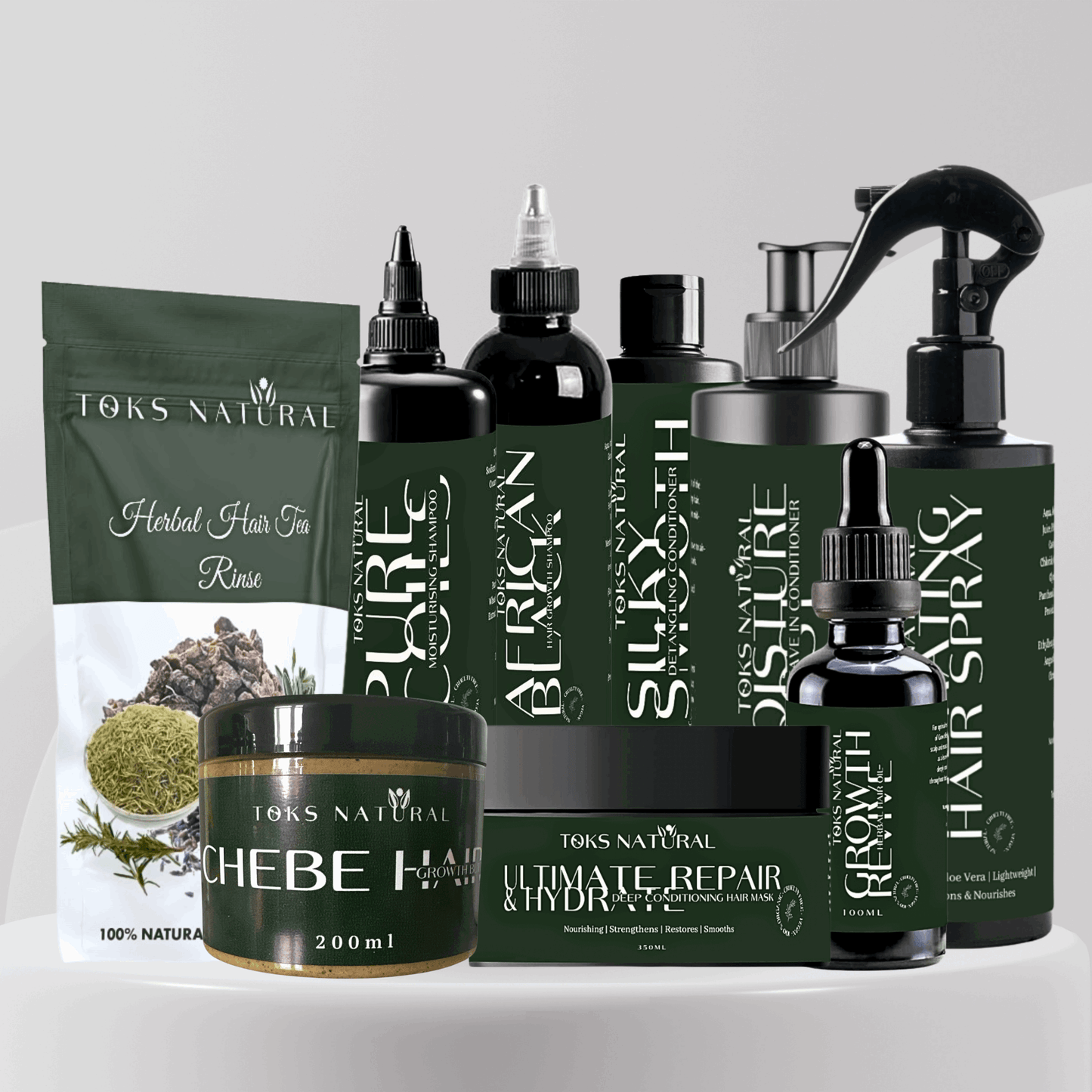 Complete Hair Care & Growth Bundle | Ultimate Wash Day Treatment - TOKS NATURAL