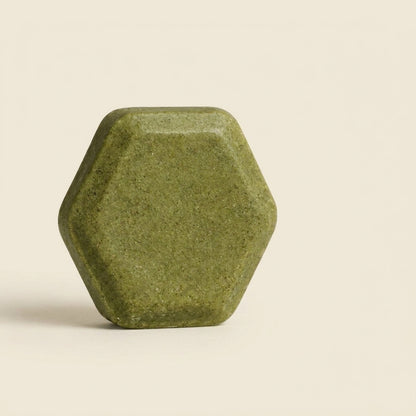 Toks Natural Shampoo bar on a beige background