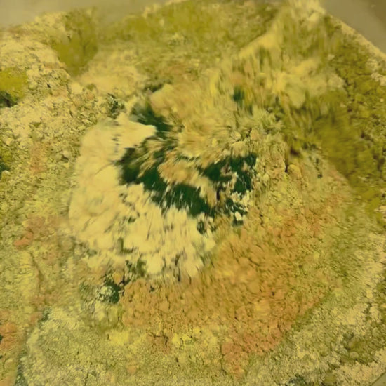 herbal hair growth mask mixing