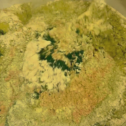 herbal hair growth mask mixing